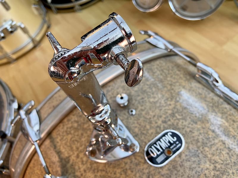 Premier Olympic '65' Drum Kit in 'Sparkling -Blue' (Gold) Finish - Late 1960's