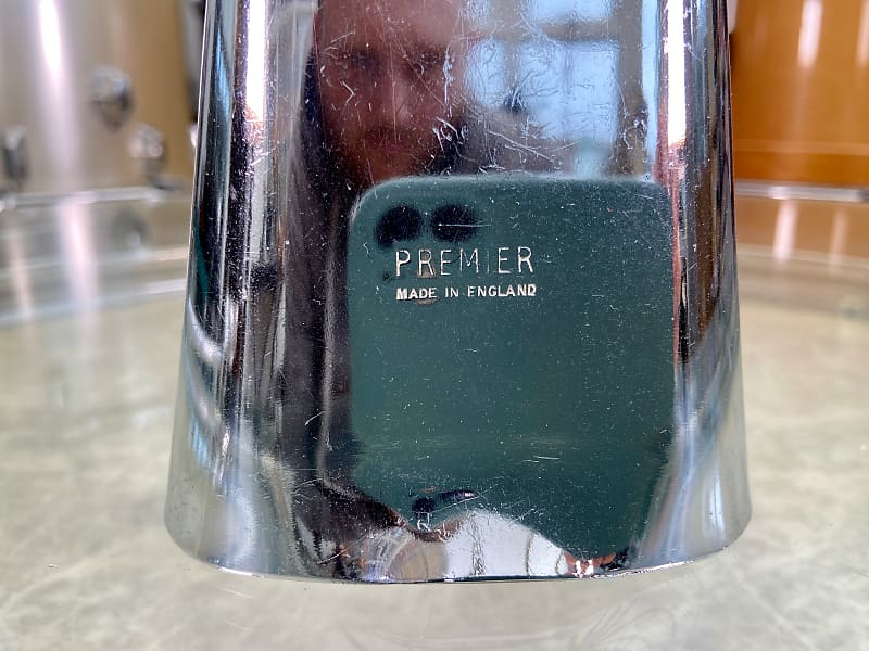 Premier Vintage Chrome 4.5” (11cm) Cowbell with Bass Drum Mount - 1950's 