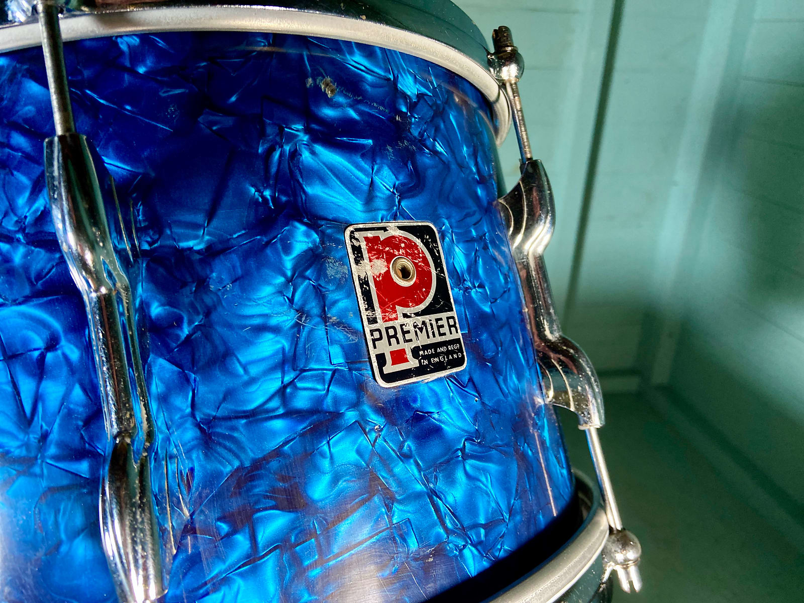 Premier '54' Vintage Drum Kit Blue Marine Pearl - 1966