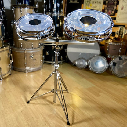 Remo 10” & 12” Vintage Rototoms with Stand - 1980’s