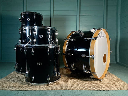 Slingerland 6pcs Drum kit in Black Beauty Finish - 1978