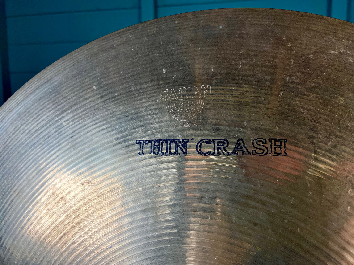 Sabian Pre-AA Series 18” Thin Crash Cymbal 1384g - 1980’s