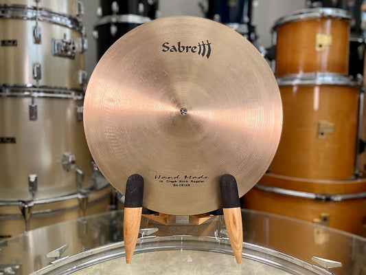 Sabre 16” Hand Made Rock Crash Cymbal - 1291g