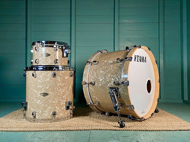 Tama Starclassic 3pcs Walnut/Birch Drum Kit - Vintage Marine Pearl