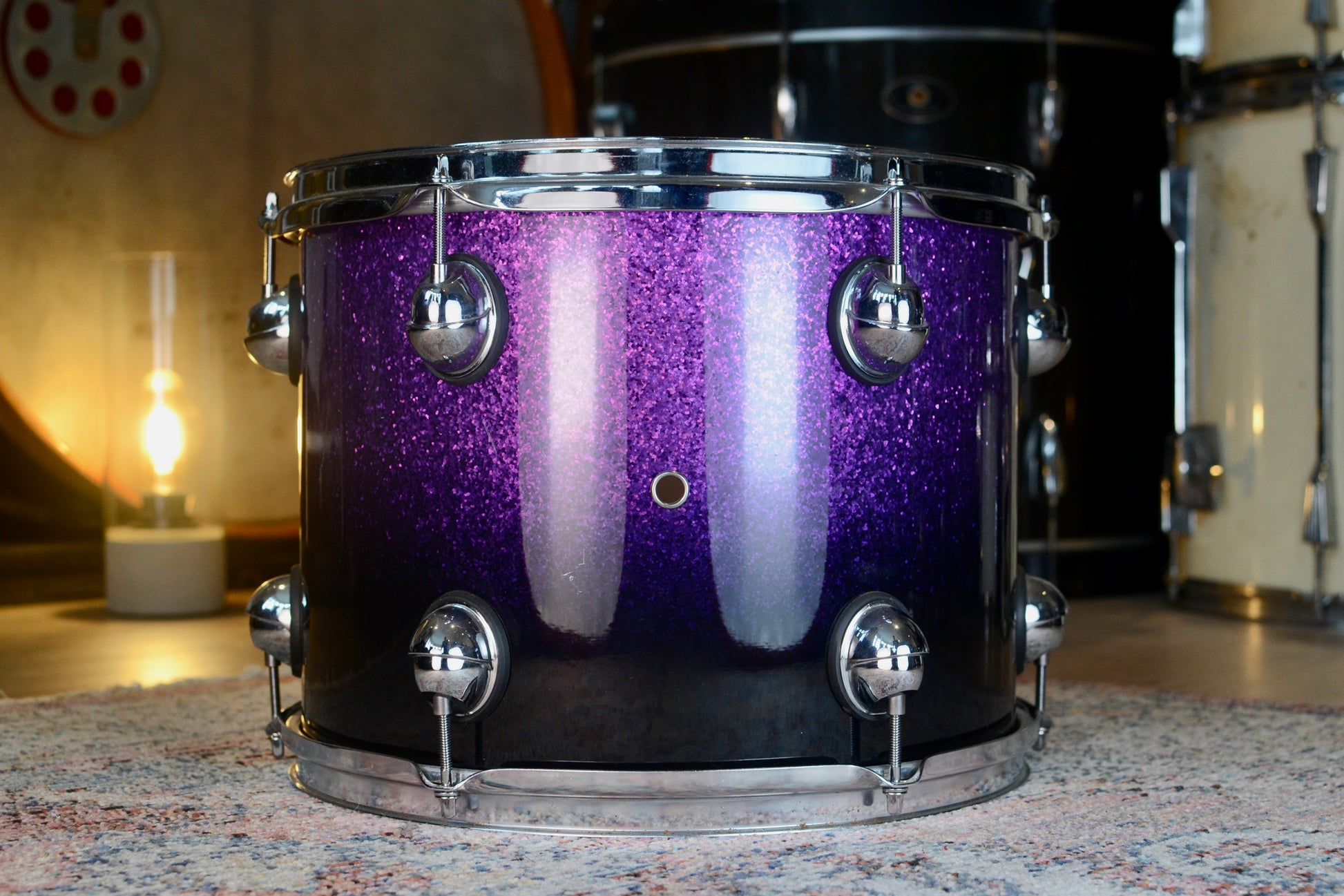 Premier Genista 13x10" Rack Tom in Purple Fade Sparkle