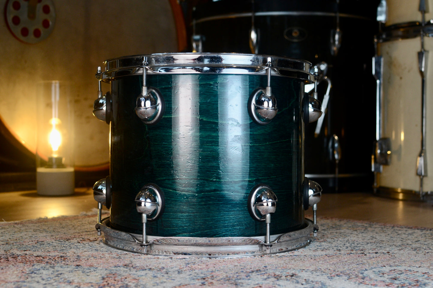 Premier Genista 12x10" Rack Tom in Turquoise - 1990's