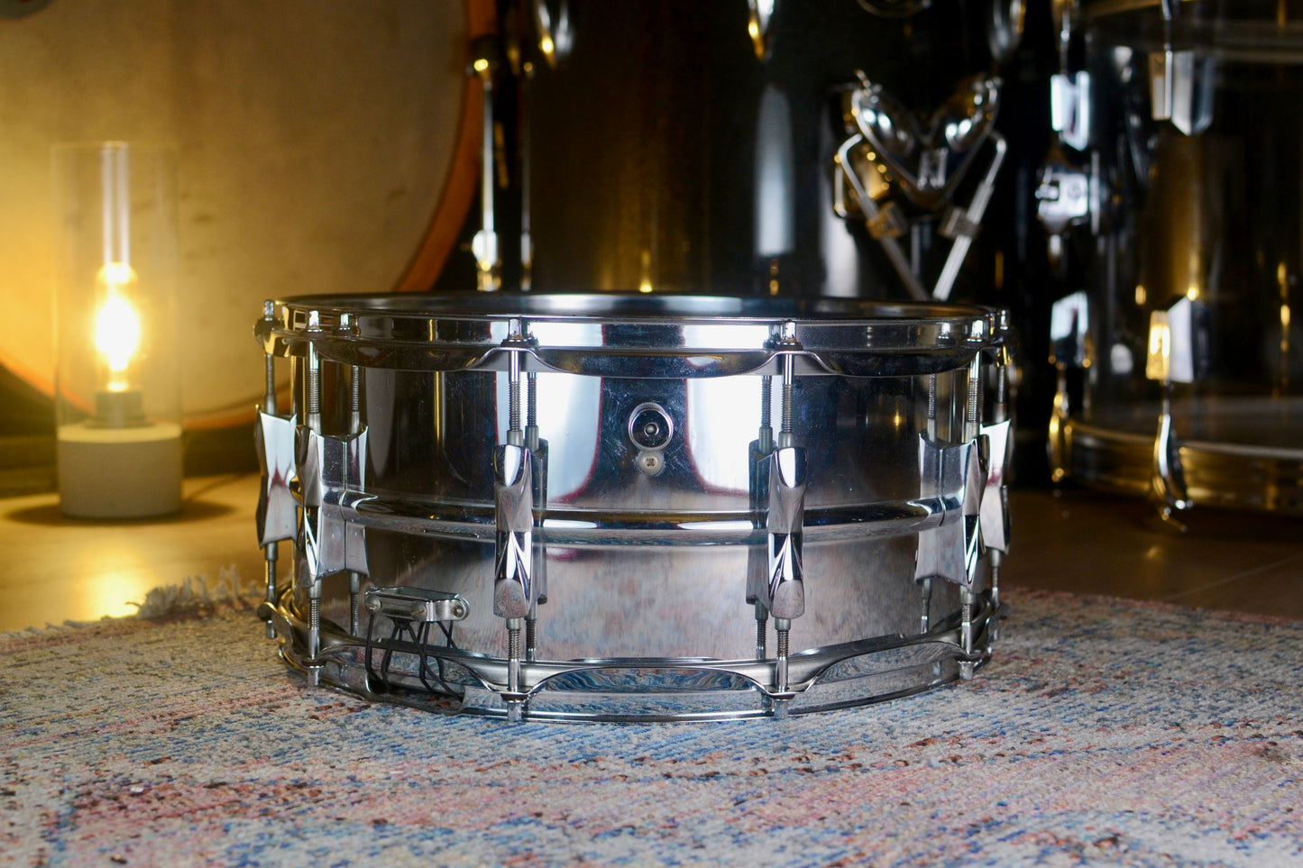 Premier '1036' 14x6.5" Vintage Steel Snare Drum  - 1985