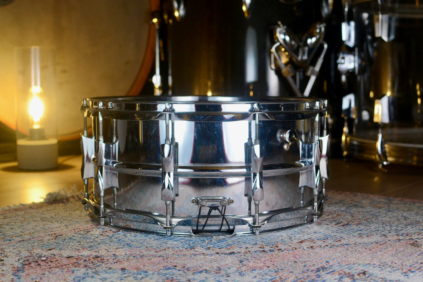 Premier '1036' 14x6.5" Vintage Steel Snare Drum  - 1985