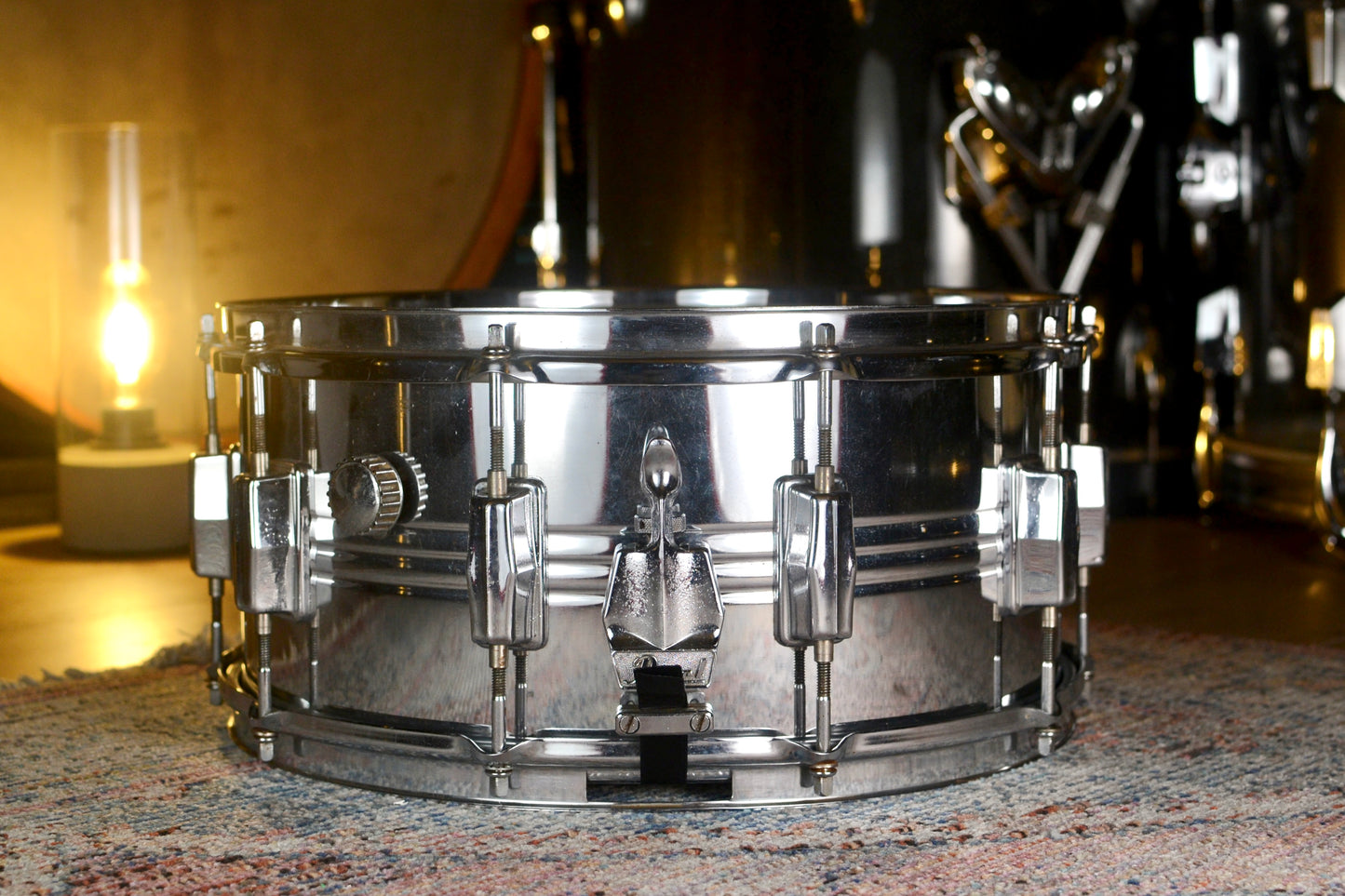 Pearl ‘B4514L’ 14x6.5” Brass Snare Drum - 1976