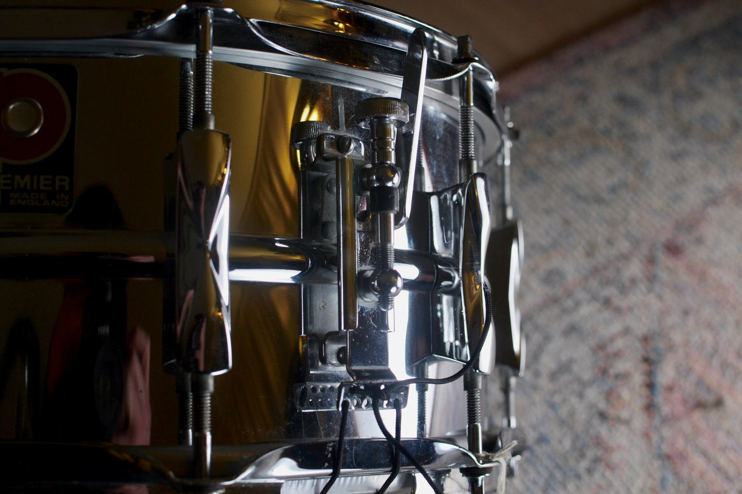 Premier '1036' 14x6.5" Vintage Steel Snare Drum  - 1985