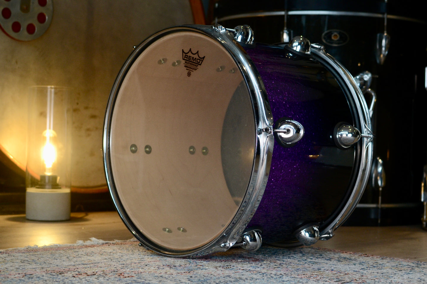 Premier Genista 13x10" Rack Tom in Purple Fade Sparkle