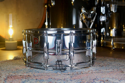 Premier '1036' 14x6.5" Vintage Steel Snare Drum  - 1985