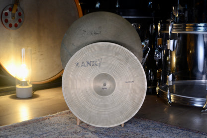 Zanki 'Hollow Badge' Vintage 14" Hi-hat Cymbals 933/1086g - 1960-70's