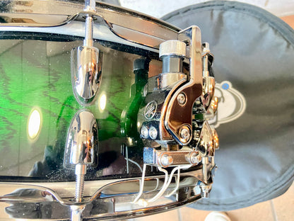 Yamaha 14x5.5" Live Custom Snare Drum in Emerald Shadow Fade