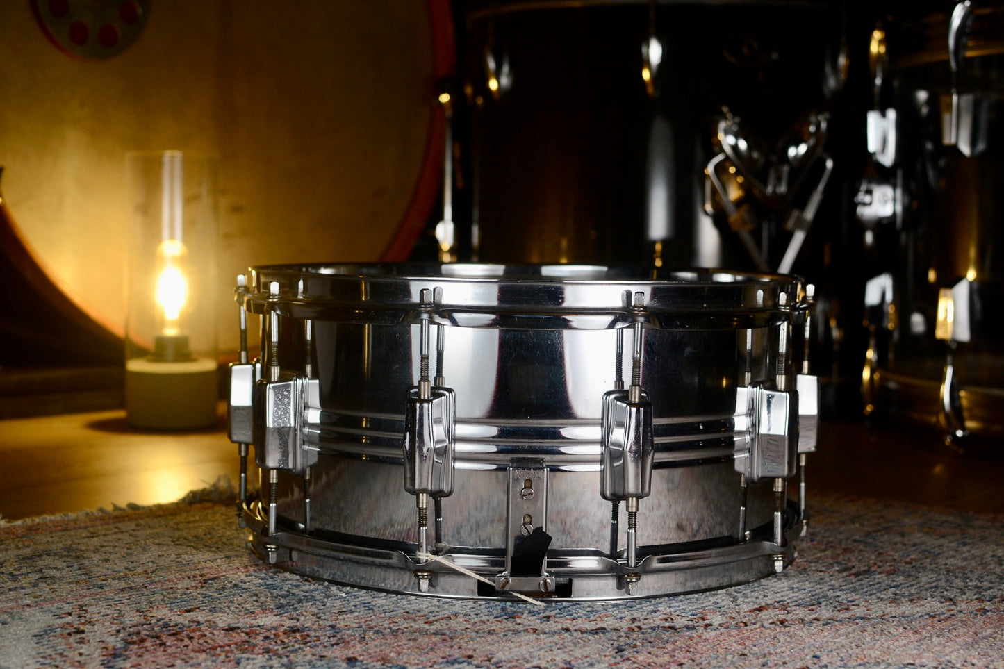 Pearl ‘B4514L’ 14x6.5” Brass Snare Drum - 1976