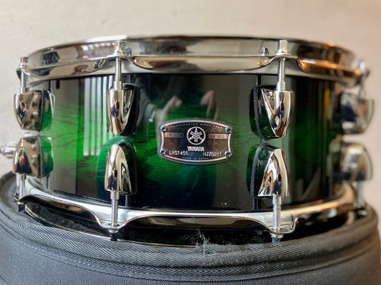 Yamaha 14x5.5" Live Custom Snare Drum in Emerald Shadow Fade