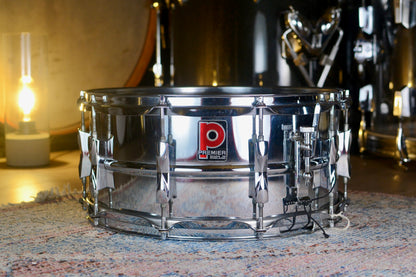 Premier '1036' 14x6.5" Vintage Steel Snare Drum  - 1985